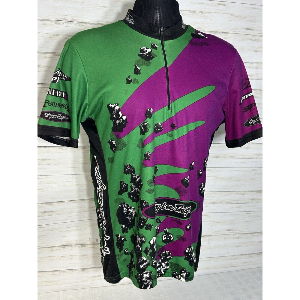 Vintage VOLER Troy Lee Designs Mountain Road Biking Cycling Jersey Size XL Men